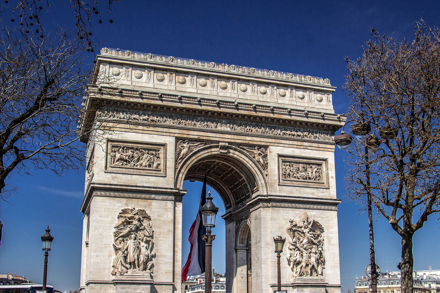 Arco do Triunfo, em Paris.