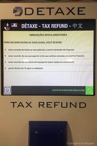 Tax Free Paris - Como fazer o détaxe na França © Imagina na Viagem
