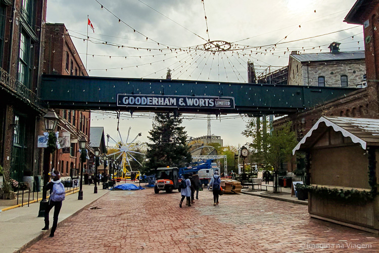 O que fazer em Toronto - Distillery © Imagina na Viagem